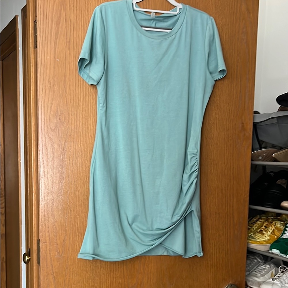 Elegant Teal Dress